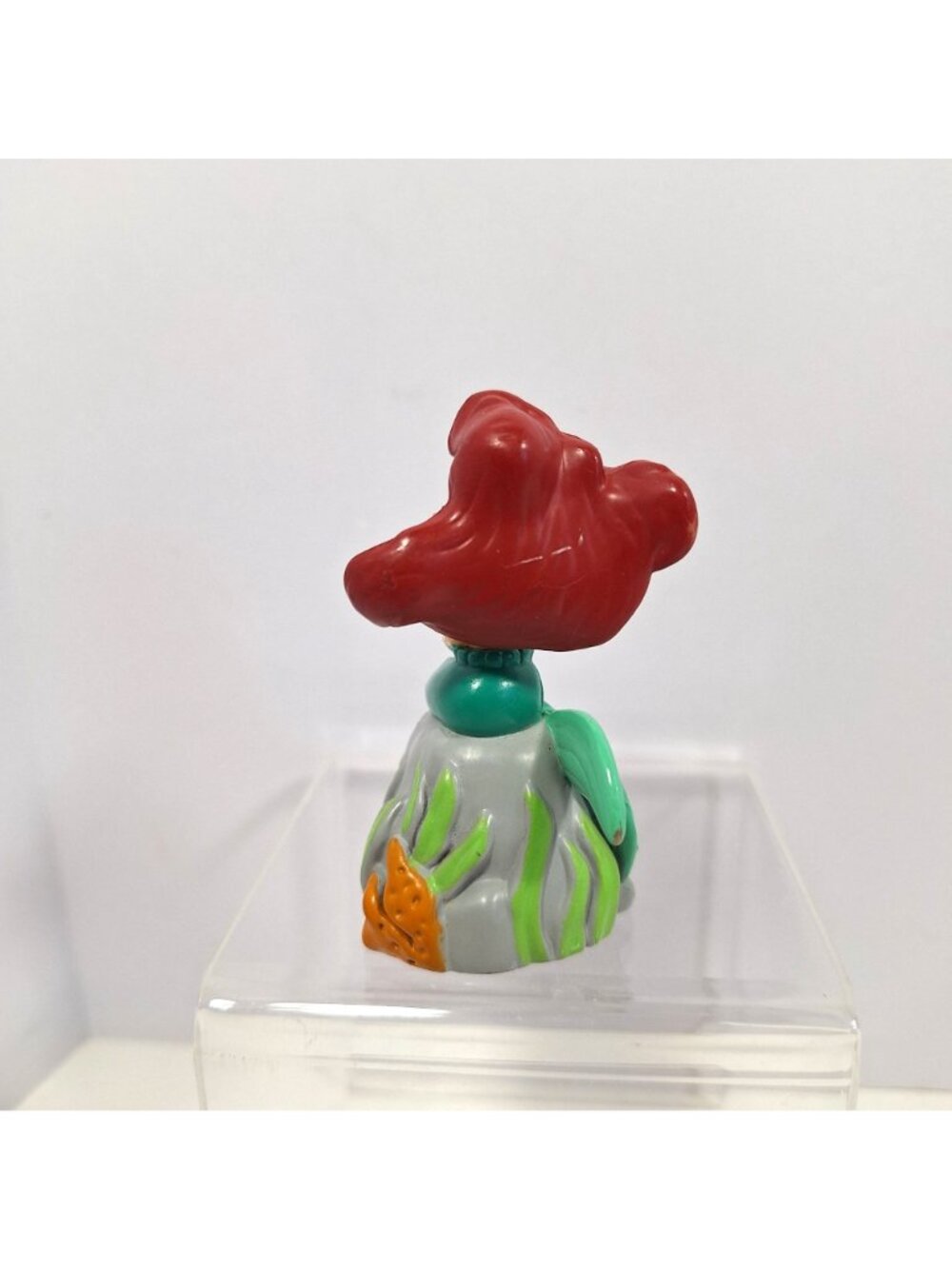 Disney Ariel Little Mermaid PVC Figurine Cake Topper Sitting on Rock - Picture 4 of 9